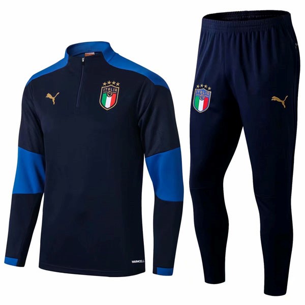 Survetement Football Italie 2021 Bleu Marine